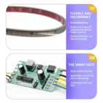 S20-200CM 200cm DC12V-24V Car Rear LED RGB Daytime Running Lights Strip Colorful Lamp - Image 2