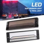 2 PCS Heavy-duty Truck Trailer 147LED Light Guide Three-color Brake Light - Image 2