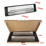 2 PCS Heavy-duty Truck Trailer 147LED Light Guide Three-color Brake Light - Image 5
