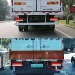 2 PCS Heavy-duty Truck Trailer 147LED Light Guide Three-color Brake Light - Image 7
