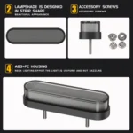 1 Pair Double Color Brake Light Turn Signal Light - Image 5