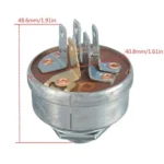 Lawn Mower 5 Terminal Ignition Starter Switch with Keys 725-0267 725-0267A 925-0267 925-0267A - Image 4
