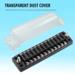 ZH-978A2 FB1902 1 In 12 Out 12 Ways Independent Positive Negative Fuse Box with 24 Fuses for Auto Car Truck Boat - Image 3