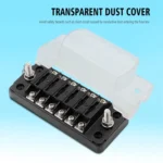 ZH-979A1 FB1903 1 In 1 Out 6 Ways No Distinction Positive Negative Fuse Box with 12 Fuses for Auto Car Truck Boat - Image 3