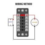 ZH-979A1 FB1903 1 In 1 Out 6 Ways No Distinction Positive Negative Fuse Box with 12 Fuses for Auto Car Truck Boat - Image 5
