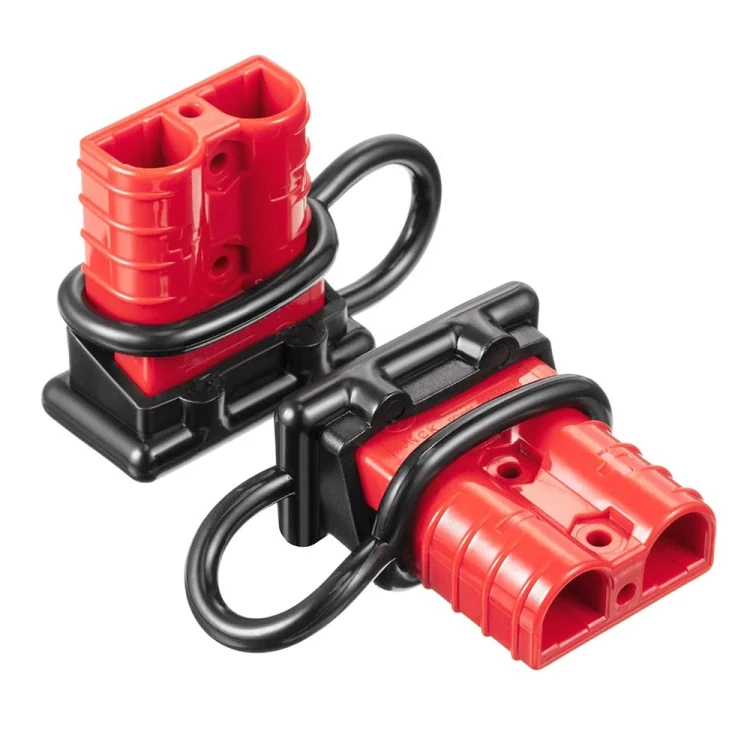 CRP6067_1.webp CP-0242-02 50A 600V Towing Winch Quick Connect Systems Wire Harness Plug with Dust Cover - Image 2