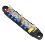 1 Pair 48V 150A M6 Power Distribution Terminal Block Battery Bus Bar Set with Terminal Block - Image 5