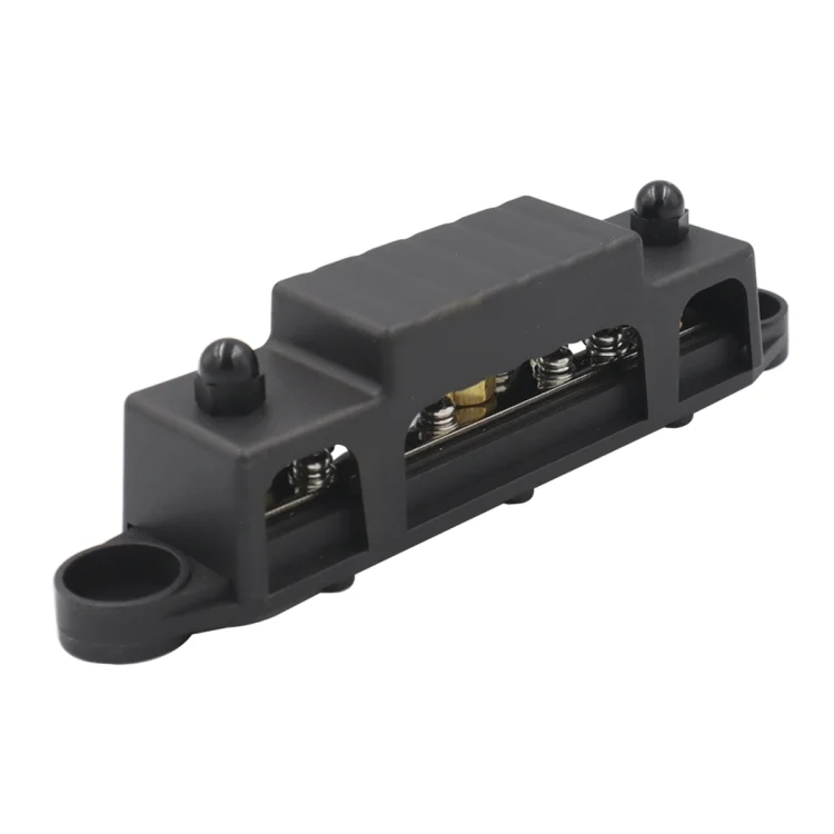 CRP6092_3.webp 1 Pair 48V 150A M6 Power Distribution Terminal Block Battery Bus Bar Set - Image 4