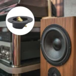 2 in 1 / Set Car Double Binding Round Gold Plate Push Spring Loaded Jacks Speaker Box - Image 6
