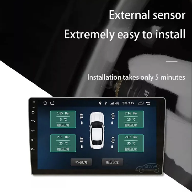 CRP6146_8.webp USB TPMS Tire Pressure Monitoring System Android with External Sensor for Car Radio DVD Player - Image 9