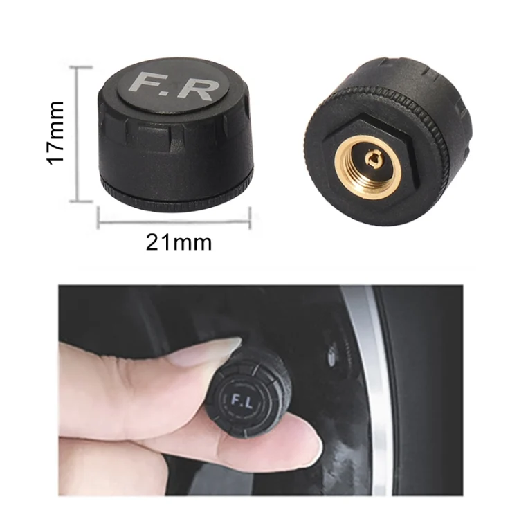 CRP6151_2.webp Car High Precision Solar Charging Tire Pressure Monitoring System TPMS, External Voice Sensor - Image 3