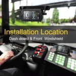 15Bar Solar Wireless Tire Pressure Monitoring System TPMS 6 External Sensors for 6-wheel Truck Bus - Image 7