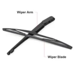 JH-BMW09 For BMW X3 E83 2004-2010 Car Rear Windshield Wiper Arm Blade Assembly 61 62 3 400 708 - Image 2