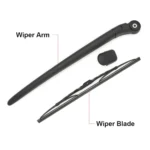 JH-PS01 For Porsche Cayenne 2003-2010 Car Rear Windshield Wiper Arm Blade Assembly 955 628 040 02 - Image 3