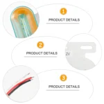 2 PCS 24V 12LED Car Oval Side Lamp - Image 5