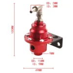 Car Modified Adjustable Fuel Pressure Regulator with Pressure Gauge - Image 3