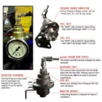 Car Modified Adjustable Fuel Pressure Regulator with Pressure Gauge - Image 7