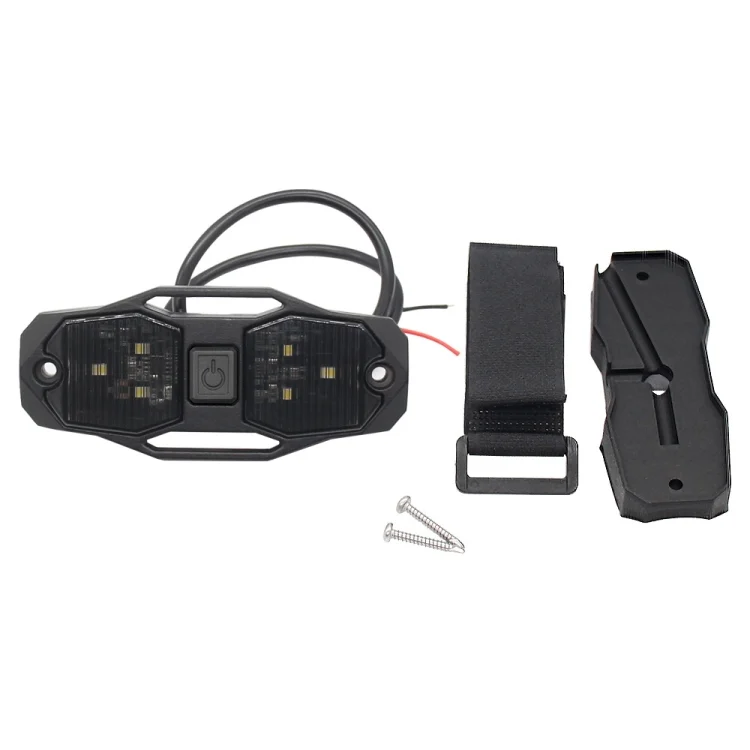 CRP6289_2.webp For UTV ATV Polaris RZR Golf Cart Motorcycle LED Guard Bar Light - Image 3