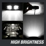For UTV ATV Polaris RZR Golf Cart Motorcycle LED Guard Bar Light - Image 7