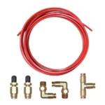 18 Feet 1/4 inch Air Hose Pipe Tube Kit with 1/4 NPT Elbow Fitting
