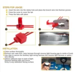 Car LED Super Bright Eagle Eye Reversing Light DC12V / 5W / 6000K / 650LM with Decoding - Image 6