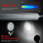 D0035 6.3W 10-30V DC 6000K 3 inch 9 LEDs Circle Offroad Truck Car Driving Light Spotlight Work Light Fog Light - Image 7