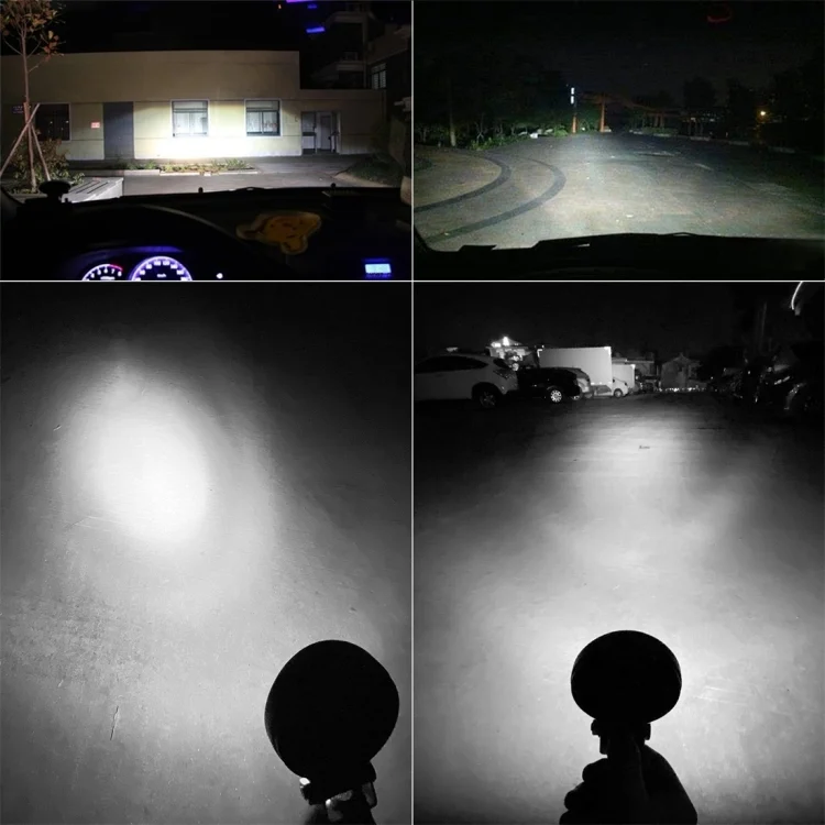 CRP6901_9.webp D0035 6.3W 10-30V DC 6000K 3 inch 9 LEDs Circle Offroad Truck Car Driving Light Spotlight Work Light Fog Light - Image 10
