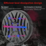 D0037 9.8W 10-30V DC 6000K 3 inch 14 LEDs Circle Offroad Truck Car Driving Light Work Light Spotlight Fog Light - Image 5