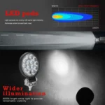 D0037 9.8W 10-30V DC 6000K 3 inch 14 LEDs Circle Offroad Truck Car Driving Light Work Light Spotlight Fog Light - Image 7