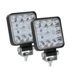 D0038 11.2W 10-30V DC 6000K 3 inch 16 LEDs Square Offroad Truck Car Driving Light Work Light Spotlight Fog Light - Image 2