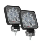 D0036 6.3W 10-30V DC 6000K 3 inch 9 LEDs Square Offroad Truck Car Driving Light Work Light Spotlight Fog Light - Image 2