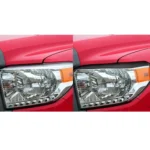 2 PCS / Set Carbon Fiber Car Headlight Eyebrow Decorative Sticker for Toyota Tundra 2014-2018, Left Right Driving - Image 7