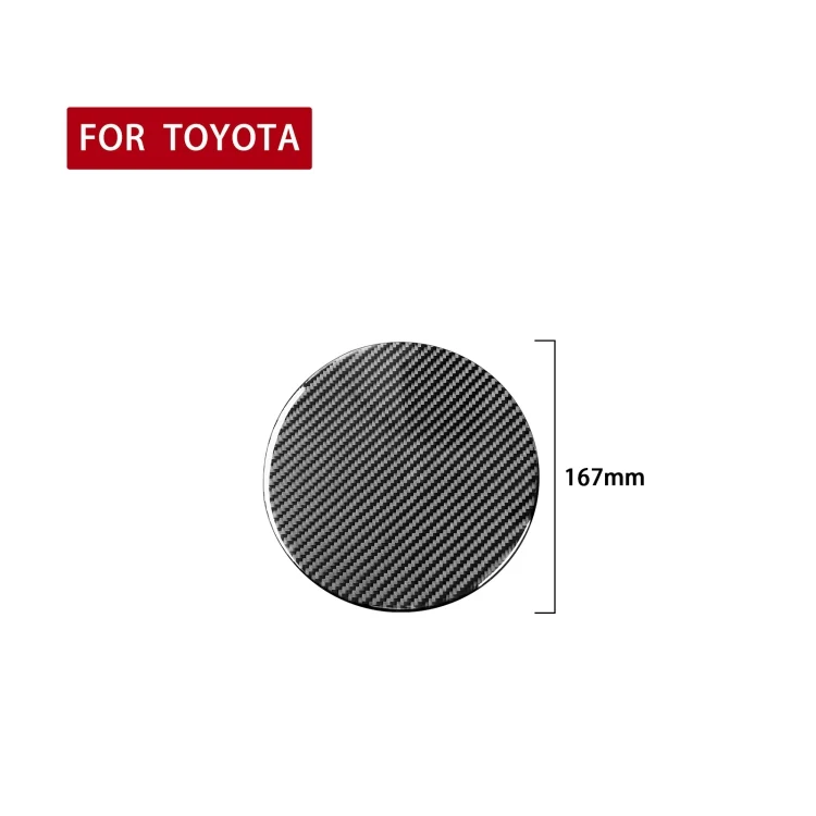 CRP6936_1.webp Carbon Fiber Car Fuel Tank Cover Decorative Sticker for Toyota Tundra 2014-2018, Left Right Driving Universal - Image 2