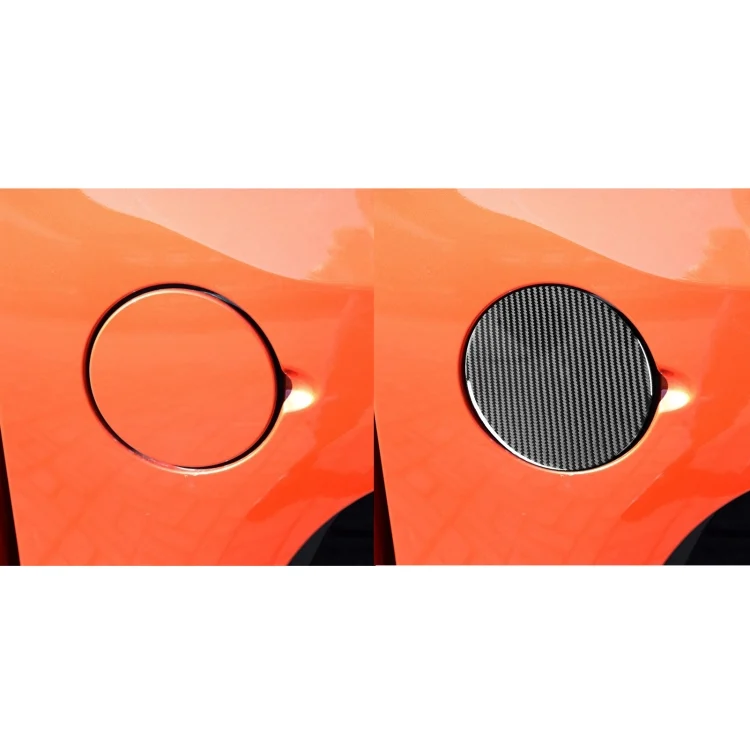 CRP6936_5.webp Carbon Fiber Car Fuel Tank Cover Decorative Sticker for Toyota Tundra 2014-2018, Left Right Driving Universal - Image 6