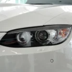 2 PCS / Set Carbon Fiber Car Lamp Eyebrow Decorative Sticker for BMW E92 / E93 2006-2012, Drop Glue Version - Image 6