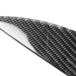 2 PCS / Set Carbon Fiber Car Lamp Eyebrow Decorative Sticker for Honda Civic 2001-2003, Drop Glue Version - Image 3