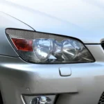 2 PCS / Set Carbon Fiber Car Lamp Eyebrow Decorative Sticker for Lexus IS200 1998-2005, Drop Glue Version - Image 5