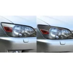 2 PCS / Set Carbon Fiber Car Lamp Eyebrow Decorative Sticker for Lexus IS300/IS200/RS200/ALTezza 1998-2005, Drop Glue Version - Image 6