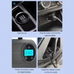 12V Portable Car Tire Air Pump Style:Digital Display Version - Image 6