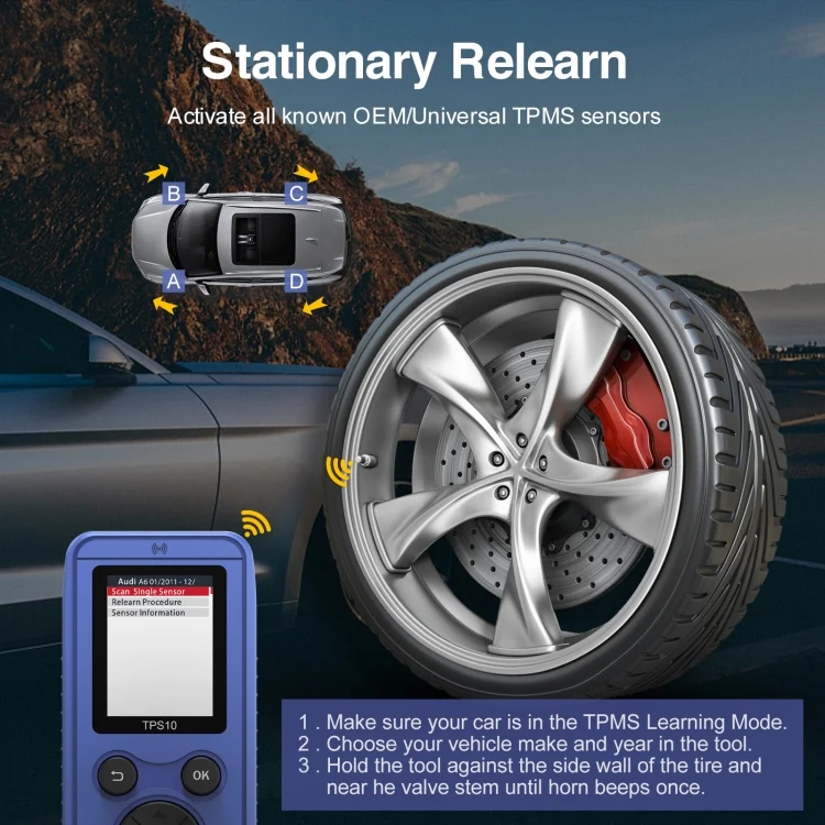 CRP7789_3.webp OBDResource TPS10 Car Tire Pressure Reset Meter EL50448 - Image 4