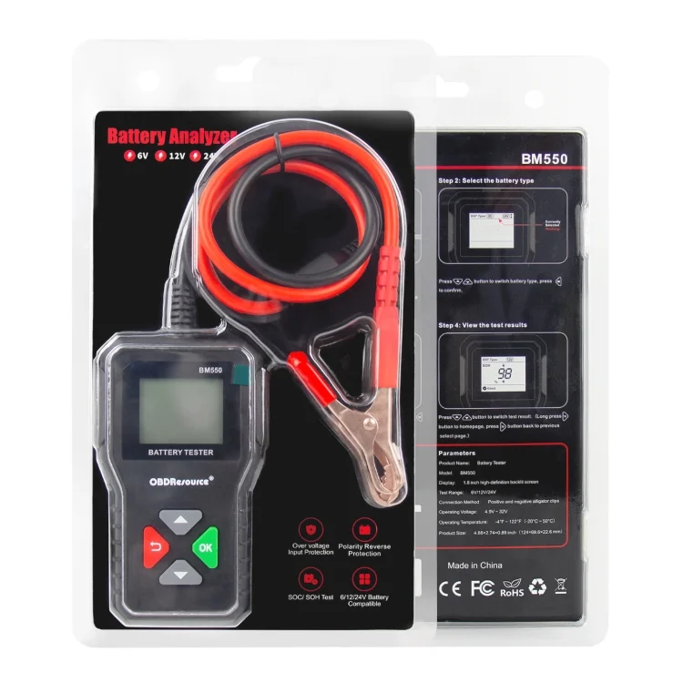 CRP7791_2.webp BM550 6V / 12V / 24V 3 in 1 Battery Tester Analyzer Battery Life Detector - Image 3