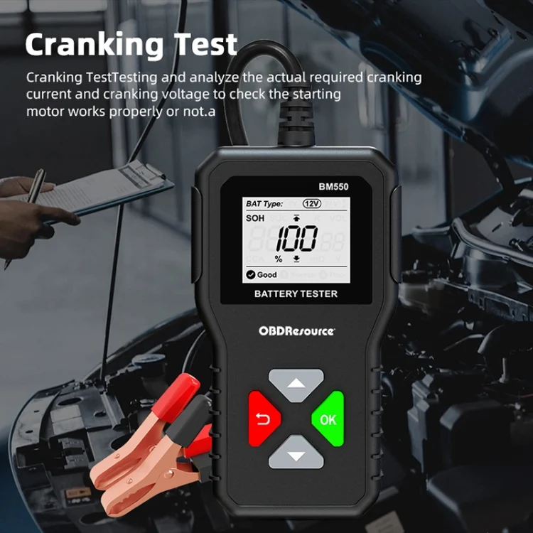 CRP7791_9.webp BM550 6V / 12V / 24V 3 in 1 Battery Tester Analyzer Battery Life Detector - Image 10