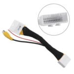 For Renault Car 24Pin Video Input Switch Reverse Parking Camera RCA Adapter Cable