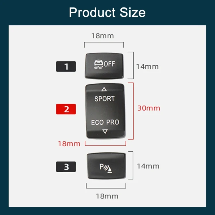 CRP7823_B4.webp For BMW 3 Series Left Driving Car Central Control Multi-function Radar Button 6131 9252 912 - Image 5
