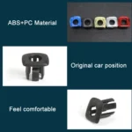 For BMW 5 Series 2011-2017 4 in 1 Car Interior Door Window Trim Panel Locking Knob Button Cover 5142 9171 769 - Image 4