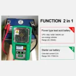DUOYI DY226A Car 3 in 1 CCA Load Battery Charging Digital Capacity Tester - Image 6