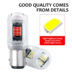 2pcs 1157 DC12V / 2.16W / 0.18A / 480LM Car LED Brake Light - Image 2