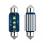 2pcs 36mm IC12V /  2.76W / 0.23A / 300LM 3LEDs SMD Car Reading Lamp Dome Light