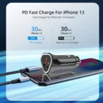 PD + QC3.0 Car 2 in 1 Triangle Fast Charger Car Cigarette Lighter - Image 5
