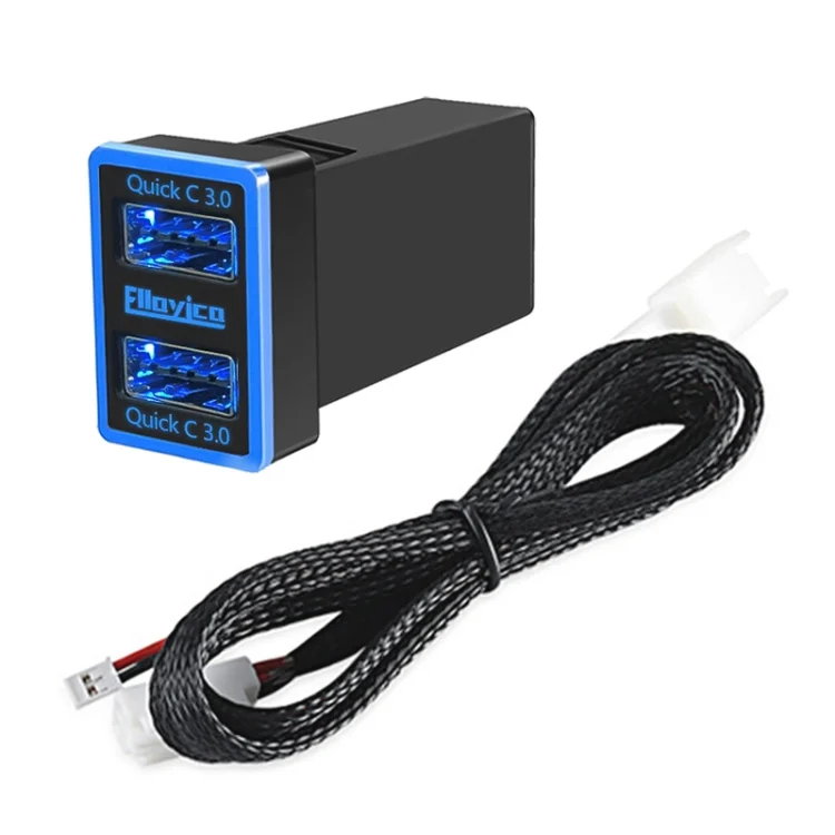 CRP7900.webp For Toyota Ralink 2014-2018 QC3.0 Dual USB Port Car Charger - Image 1